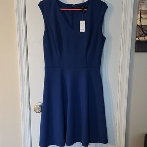 White House Black Market Navy Mini Dress